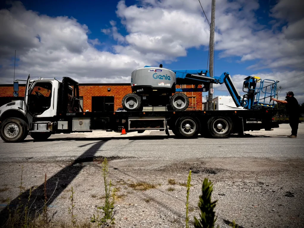 Construction Machinery Towing Brock