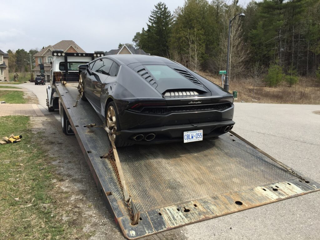 luxury vehicle towing