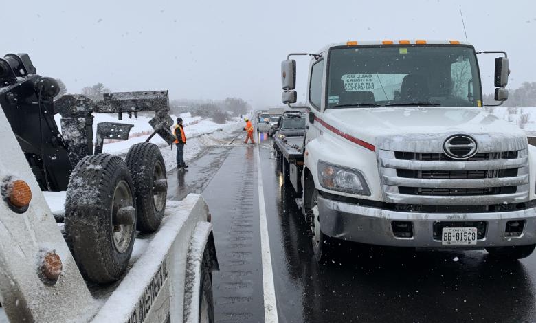 Safe Towing Service in snow
